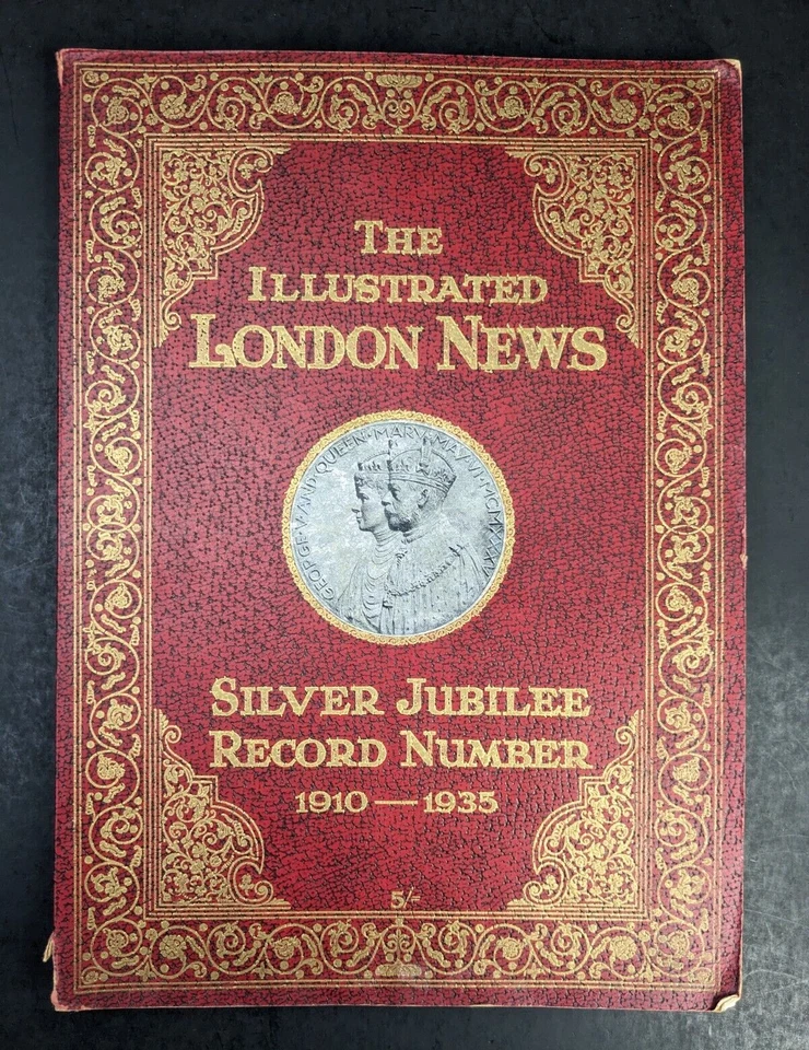 2x Illustrated London Silver Jubilee Queen Elizabeth, King George V Foto 2 de 4