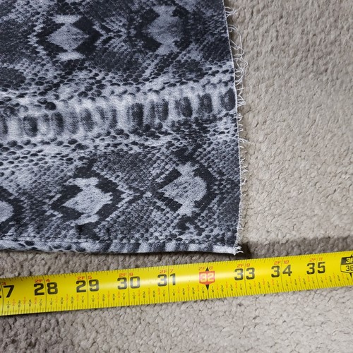 Free People Jeans Donna 27 Just Float On Stampato Svasato Fondo a Campana Boho Snake - Foto 10 di 15