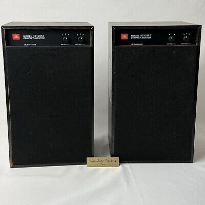 JBL 4312M 2 Ⅱ pair Compact monitor speakers 3 Way Black JBL 4312M 2 Ⅱ pair Compact monitor speakers 3 Way Black