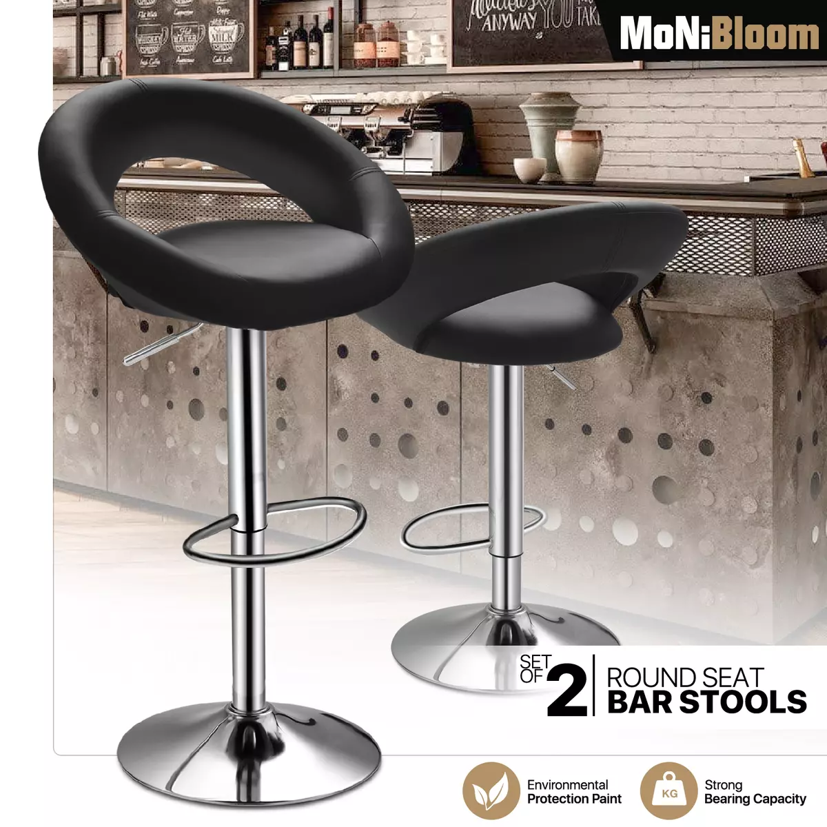 Countertop stools swivel deals