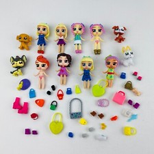 Boxy Girls Small Dolls Animal Pets Accessory Lot of Girls Pretend Play Toy Lot
