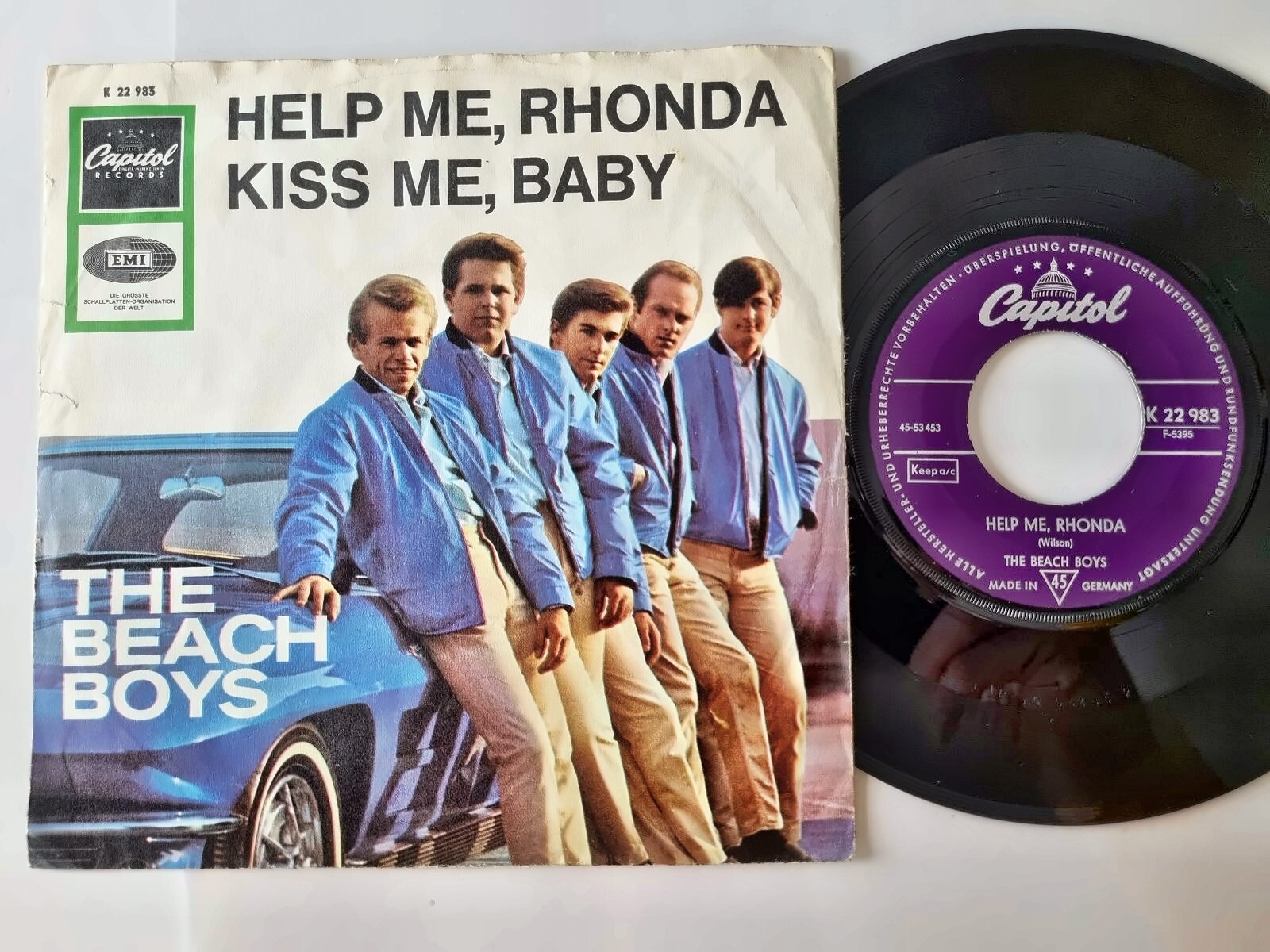 The Beach Boys - Help me, Rhonda 7'' Vinyl Germany