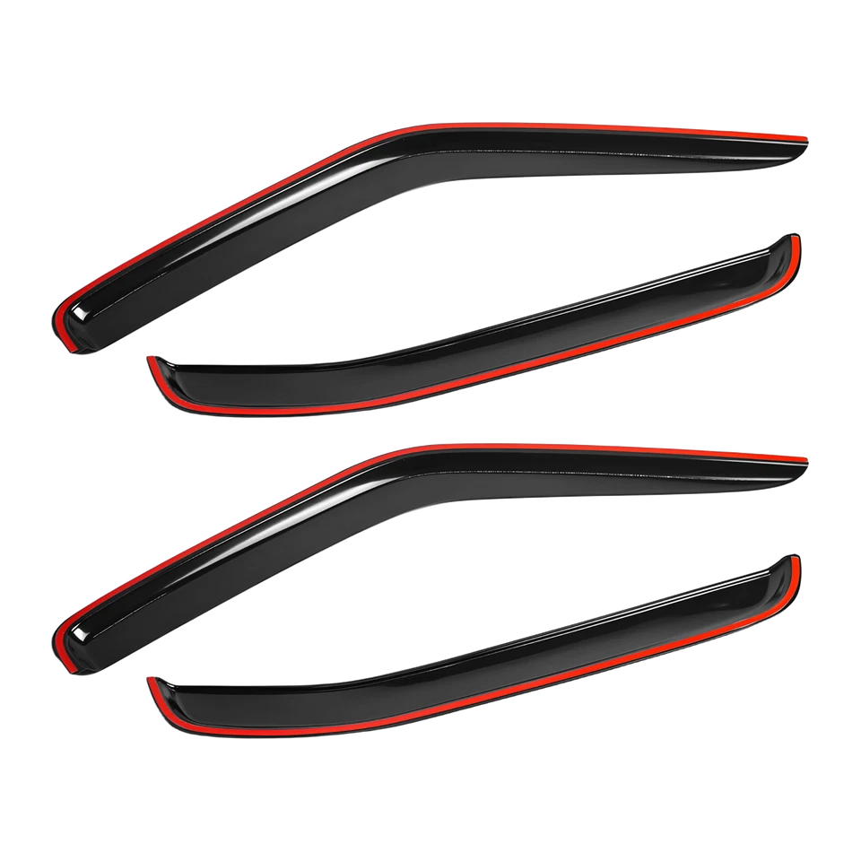 Para Nissan Xterra 2005-2015 Ventana Lateral Ventilación Visera Sol Lluvia Deflector Protector EE. UU. Foto 4 de 4