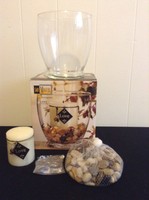 San Miguel Hurricane Love Candle Rocks Beads Candle Romantic Relaxation San Miguel Hurricane Love Candle Rocks Beads Candle Romantic Relaxation