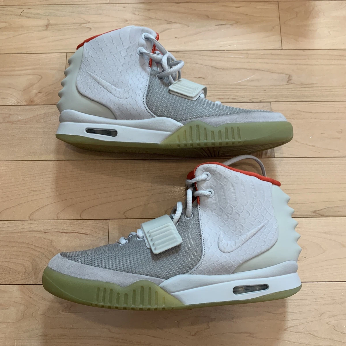 Size 10 - Nike Air Yeezy 2 NRG Pure Platinum 2012