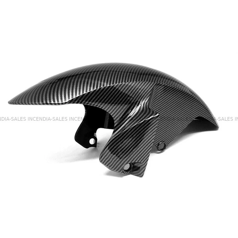 Guardabarros delantero estilo fibra de carbono Yamaha YZF R6 2006-2016 Foto 3 de 4