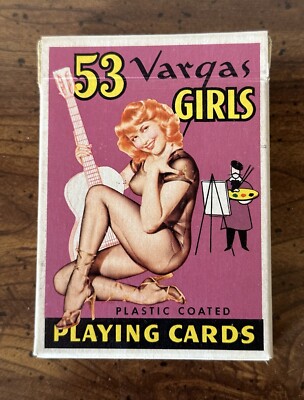 Vintage 53 Alberto Vargas Girls Studio playing cards,1953 | eBay