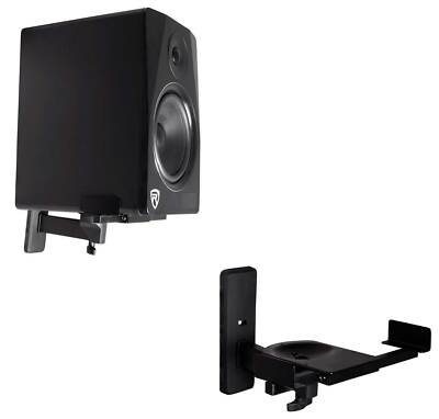 2) Rockville Wall Mount Swivel Brackets For KRK RP4G3 Studio Monitor Speakers
