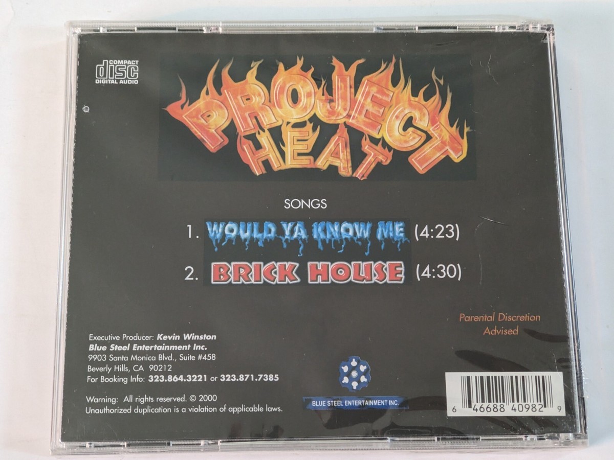 PROJECT HEAT Would Ya Know Me CD Single SEALED Hip Hop RARE