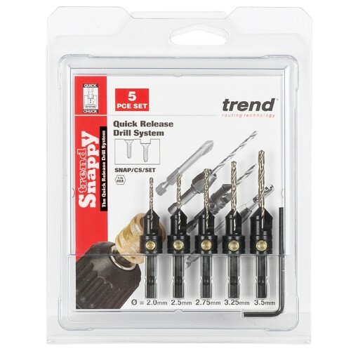 Trend SNAP/CS/SET Countersink Set, 5 Piece TRESNAPCSSET - Image 5