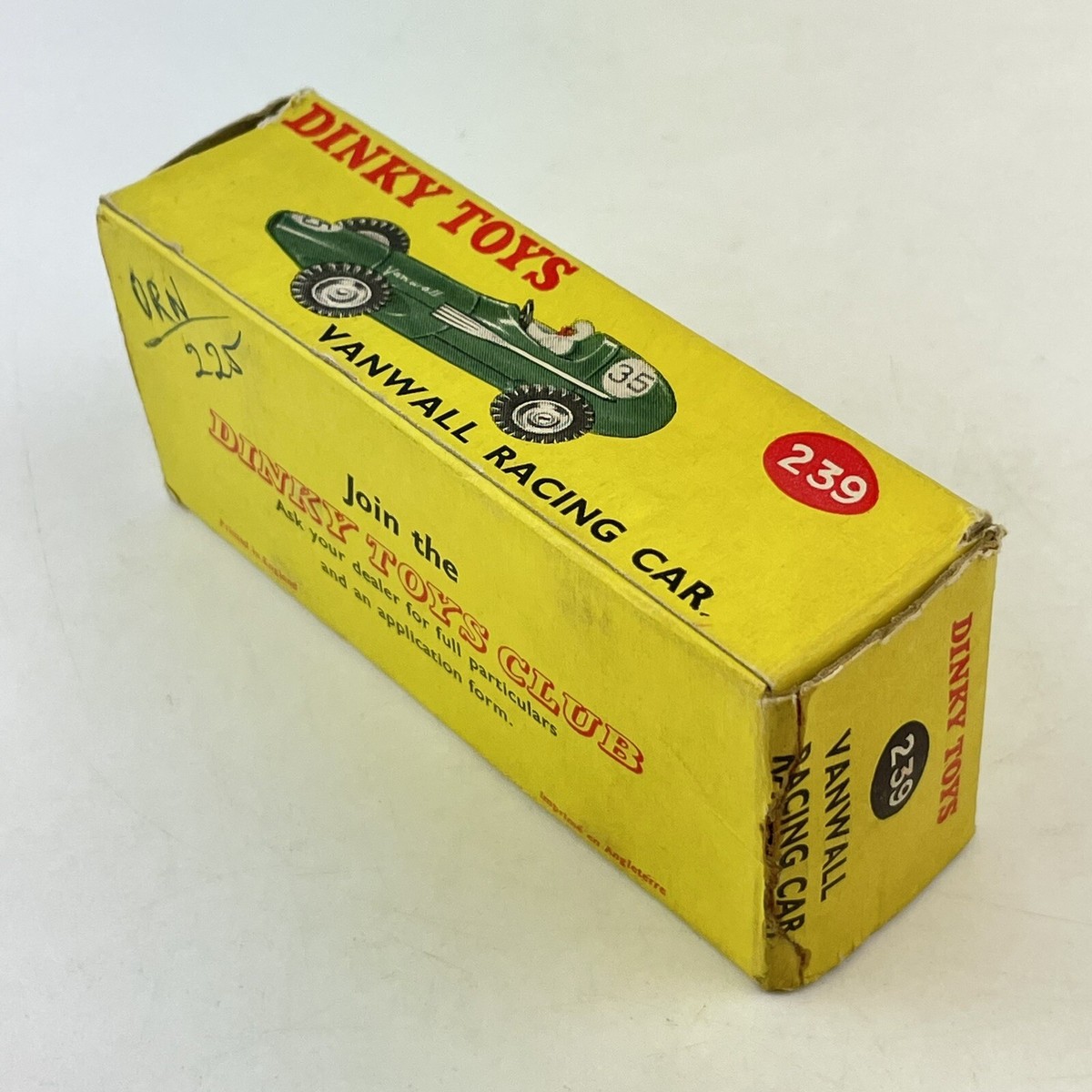 Vintage Boxed Dinky Toys 239 Vanwall Racing Car | eBay UK
