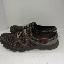 Easy Spirit Riptide Clogs Brown Stretch Slip On Sz 10M