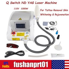 Q Switched ND Yag Laser Tattoo Removal Machine Eyebrow Pigment Remove Freckle US