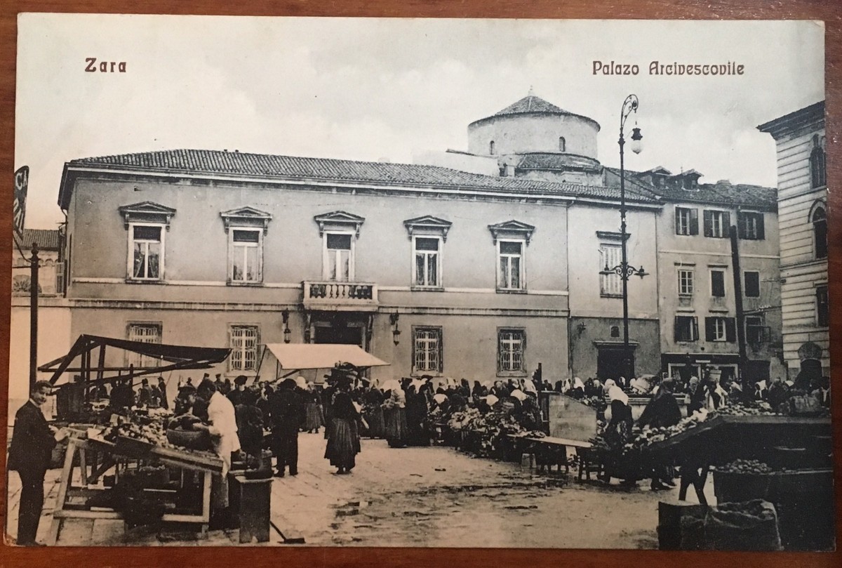 CARTOLINA ZARA Dalmazia Zadar -1908-PALAZZO ARCIVESCOVILE