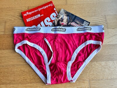 Aussiebum L Large Essential Bamboo Brief Slip Underwear Original NEU