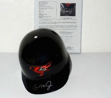 CAL RIPKEN JR AUTOGRAPHED FULL SIZED BATTING HELMET (ORIOLES) JSA COA!