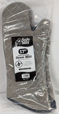 Safe Mitt - 17 inch - Flame Retardant Oven Mitt - 1 Pair