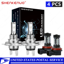 Para Kia Sportage 2005-2008 4x Combo H4 9003 H11 H8 Faros LED Faros Antiniebla Bombillas