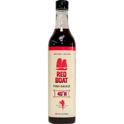 Red Boat 40°N First Press Extra Virgin Fish Sauce Bottle - 25 oz.(750ml)