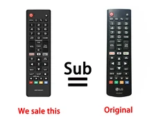 AKB75095307 Replace remote for LG Smart TV fit 49UJ6350-UC / 49UJ6500 / 49UJ6500