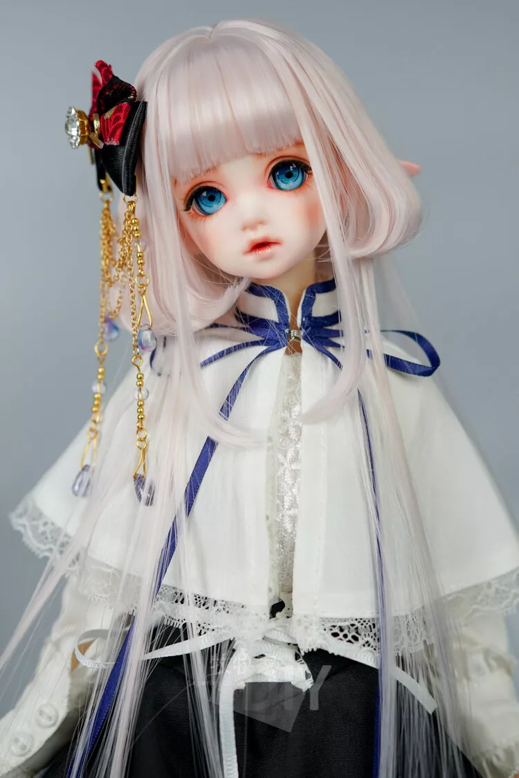White deals doll hair