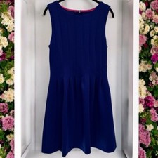 NEW Vince Camuto Blueish Purple A-Line Career Wear Mini Dress Size 10
