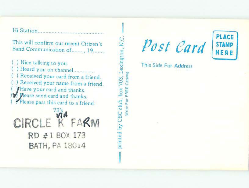 Pre1980 RADIO CARD Northampton Near Bethlehem & Allentown PA 10/11 AH0644 eBay