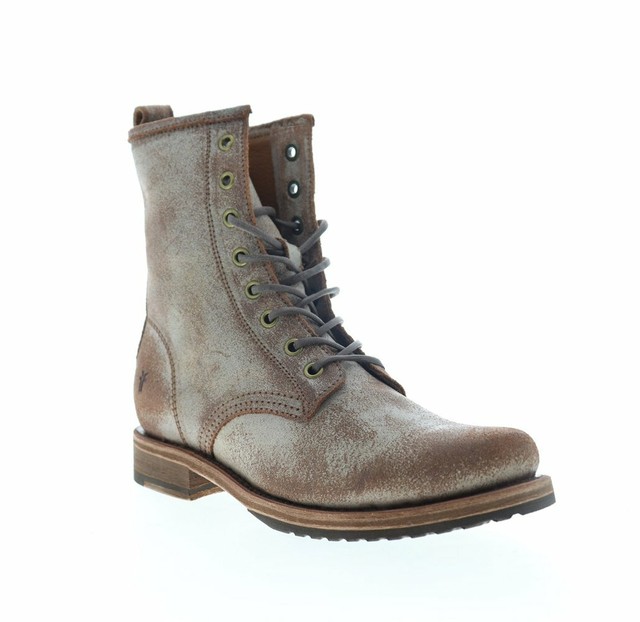 frye veronica suede combat boot
