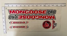 Mongoose Pro Sticker Decals (Red, White, Black) - Die Cut 