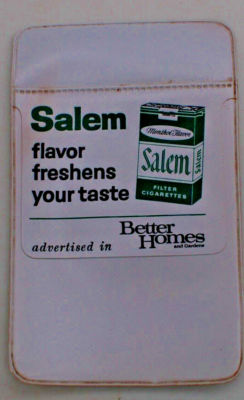 cigarette protector SALEM CIGARETTE POCKET PROTECTOR RJ REYNOLDS TOB CO