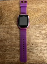 VTECH Kidizoom Wrist Watch W/Purple Silicone Band Kids Touch Screen Smartwatch