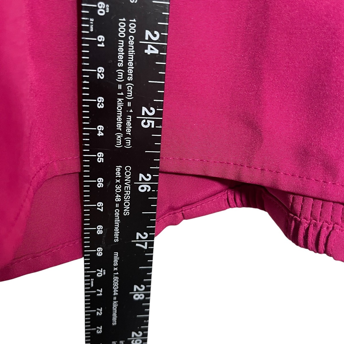 Liz Baker Blouse Women's 18 Pink Pleat Sheer Solid Button Up Long