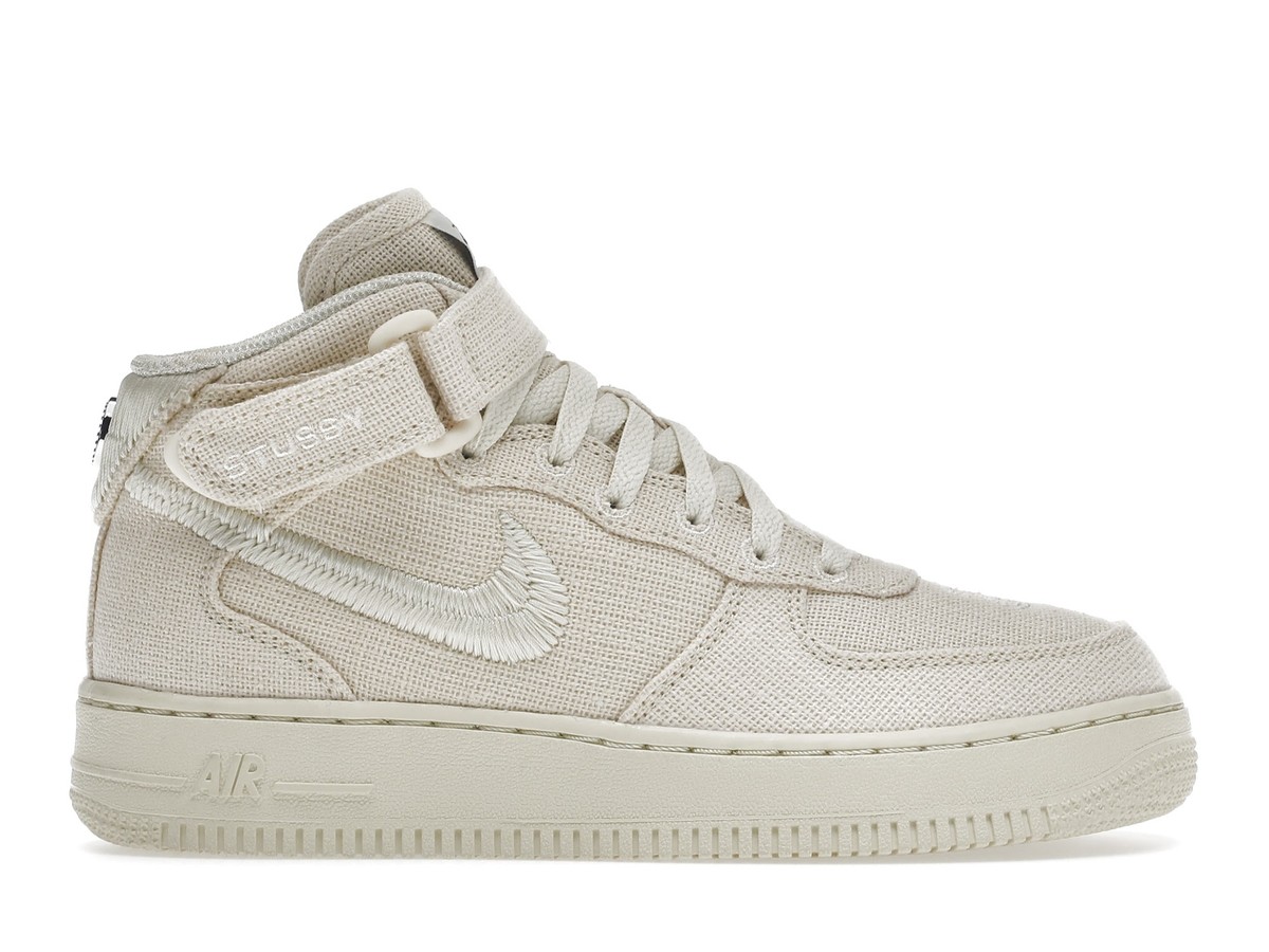 Nike Air Force 1 Mid x Stussy Fossil 2022 - DJ7841-200 | eBay