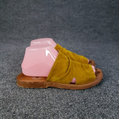 Fiorentini + Baker Zaber Sandals Womens Size EU 39 US 9 Mustard Yellow Slip On