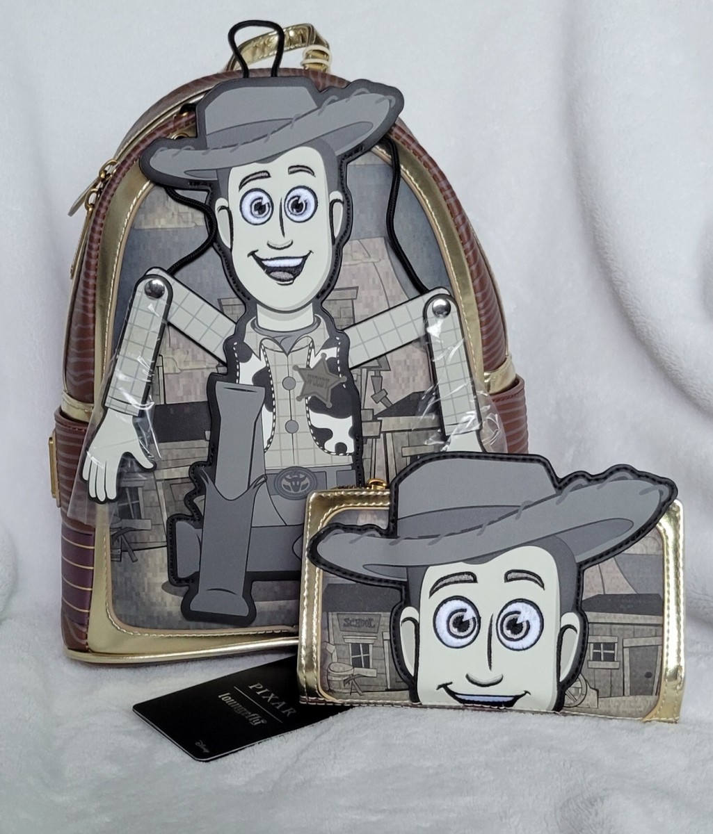 Loungefly Disney Toy Story Woody Mini Backpack & Wallet Set  display picture 1