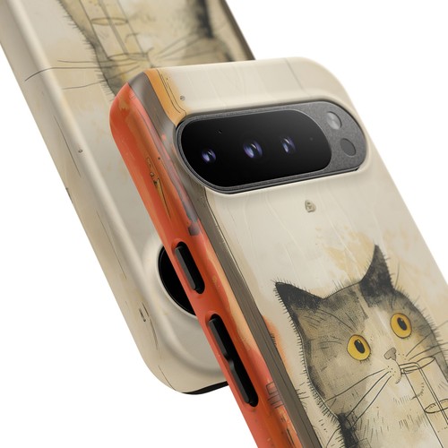 Cat Drinking Glass of Water - Phone Ink Cover Case for iPhone, Galaxy, Pixel - 第 133/281 張圖片