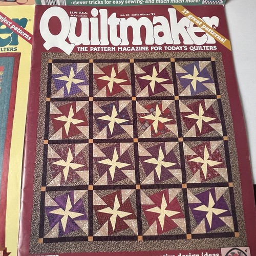 Quiltmaker Magazine Vintage Lot of 4 1991 Early Spring Summer Fall & Winter - Picture 2 of 6
