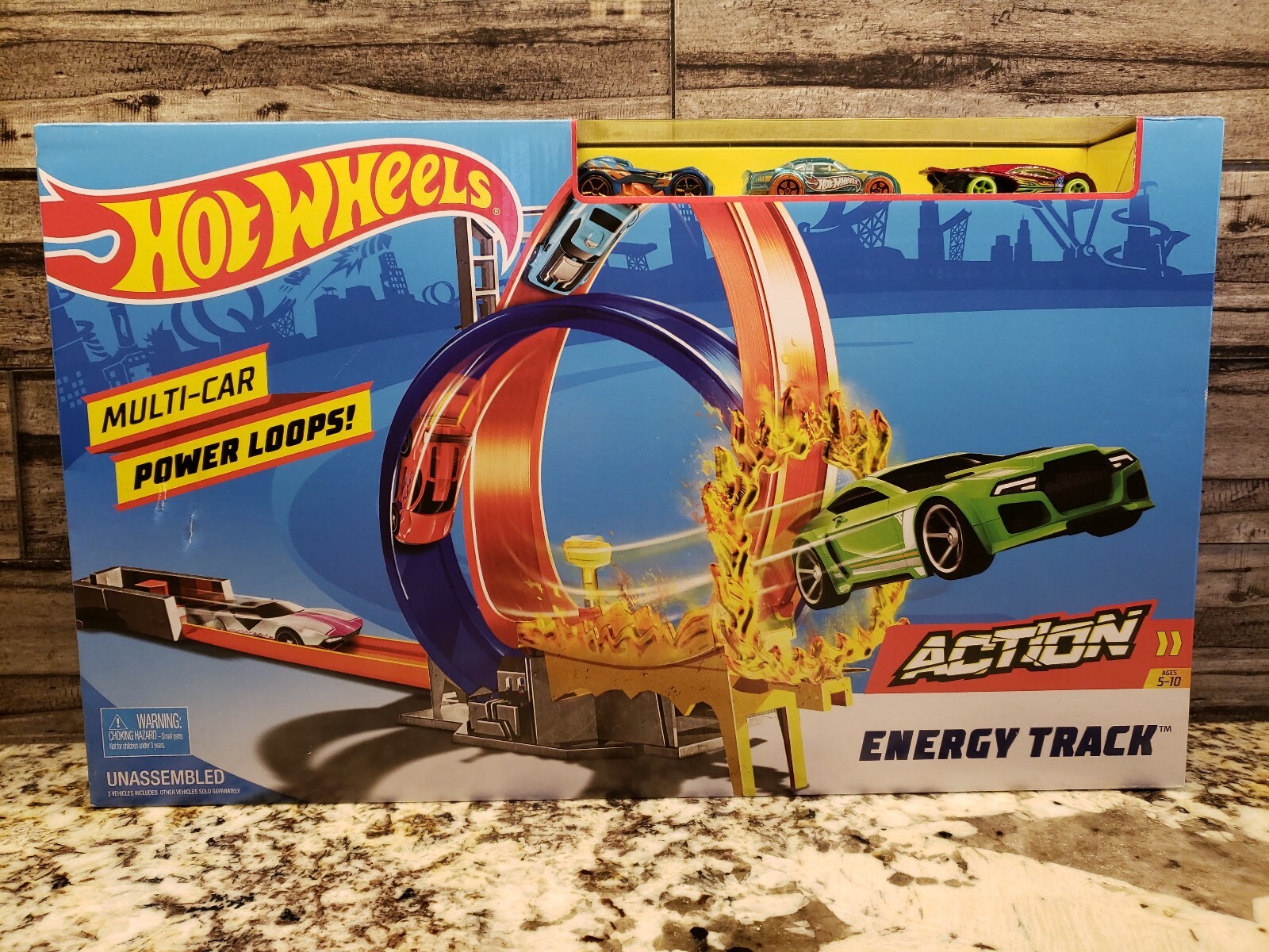 hot wheels energy track rubber band