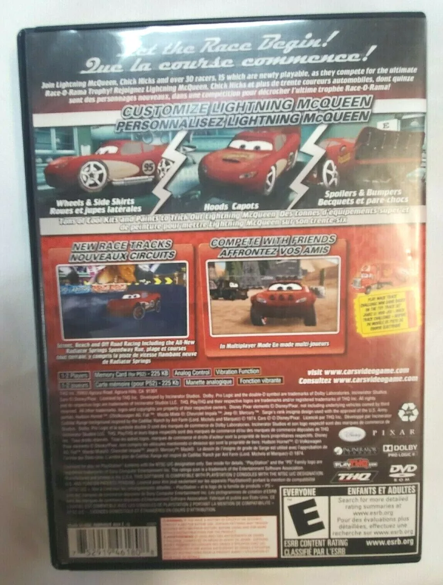 Disney Pixar Cars Race O Rama PS2 ISO - INSIDE GAME