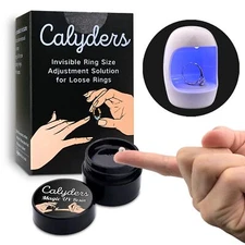 Ring Sizers for Loose Rings, Calyders Upgraded Ring Size Adjuster Magic UV Resin