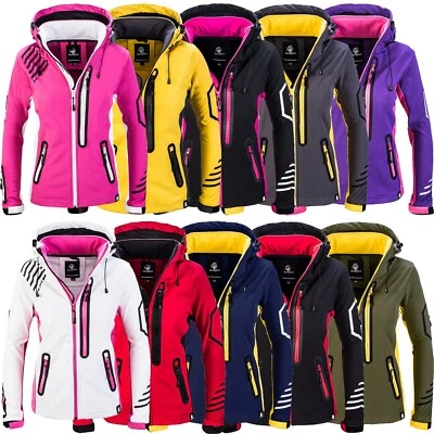 Rock Creek Damen Softshell Jacke Regenjacke Windbreaker Softshelljacke D-402