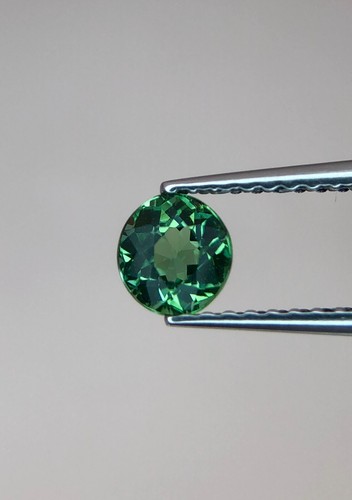 Tormalina Paraiba certificata sfaccettata naturale 0,51 ct pietra preziosa sfusa Mozambico - Foto 3 di 3