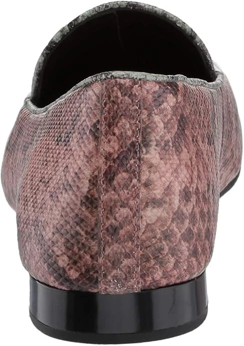 Mocasines cómodos de cuero con estampado de serpiente Donald J. Pliner Deedee 8 Foto 3 de 4