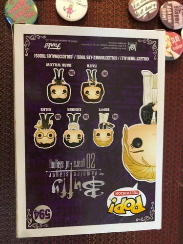BUFFY 594 THE VAMPIRE SLAYER TV GEWÖLBT FUNKO POP. SMG. + MAGNETE & KNÖPFE - Bild 12 von 13