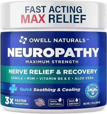 Neuropathy Nerve Relief Cream - Maximum Strength Relief Cream for Foot Hands L