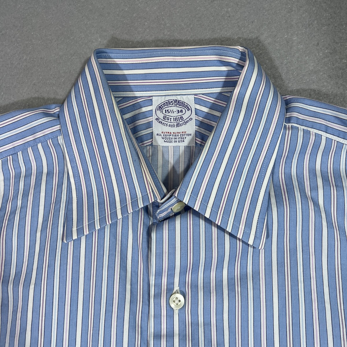Vintage Brooks Brothers Makers Dress Shirt 15.5 x 2 Made In Vintage Brooks Brothers Makers Dress Shirt 15.5 x 2 Made In