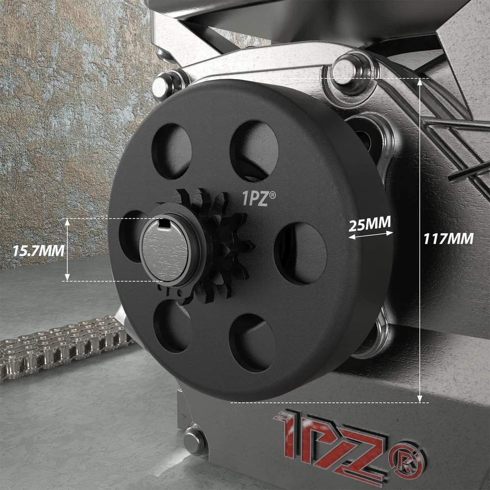  Arctic Cat 11 Tooth Clutch 5/8" Bore 11T Kitty Cat Snowmobile OEM #0302-086  - Image 2 of 4