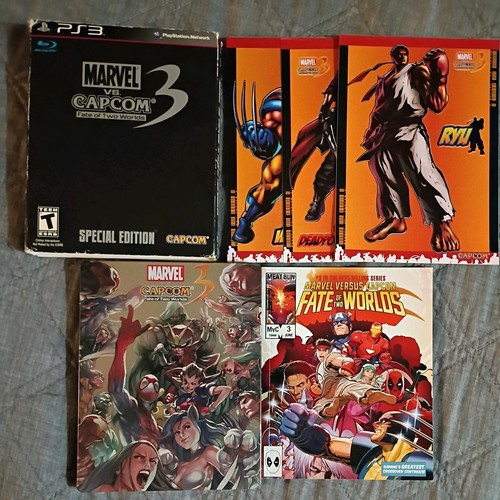 Marvel Vs. Capcom 3: Fate of Two Worlds Steelbook - Sony PlayStation 3 ...