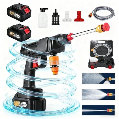 #ad New 48V Cordless Power Washer Pro Versatile Cleaning Kit for Car Patio Garden $56.28