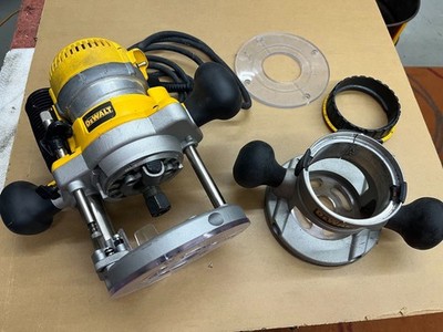 DEWALT DW618 Router with Fixed and Plunge Bases